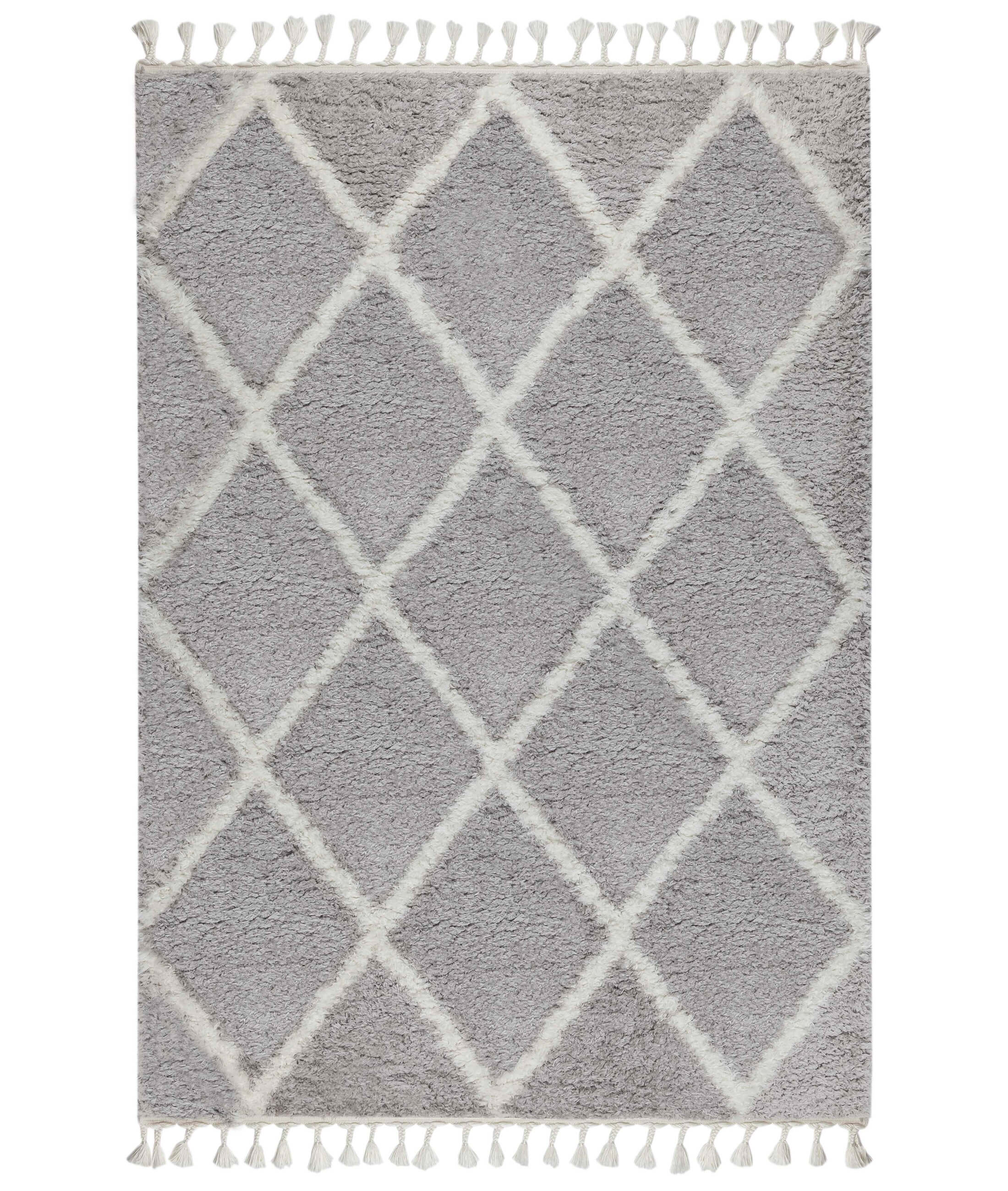 Marakesh Gray White Carpet 0500E